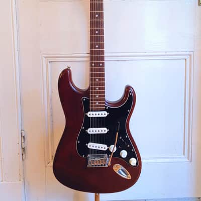 Squier Stratocaster w/ Fender Player Pickups - Walnut Satin Finish image 1