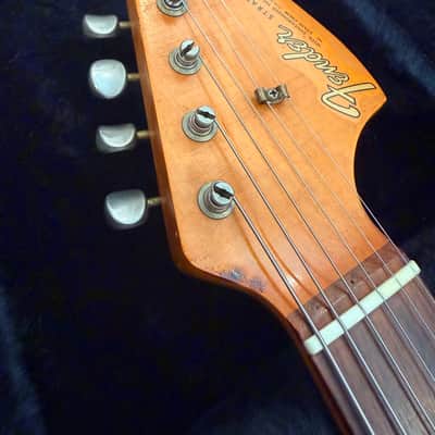 1966 Fender Stratocaster | Original 3-Tone Sunburst | All Original | Grey Bottom Pickups (Brad Gillis Collection) image 22