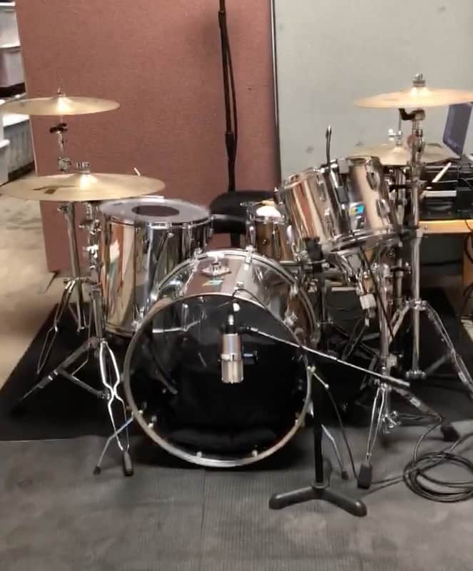 Ludwig 1970s Stainless Steel 4-Piece Kit image 1