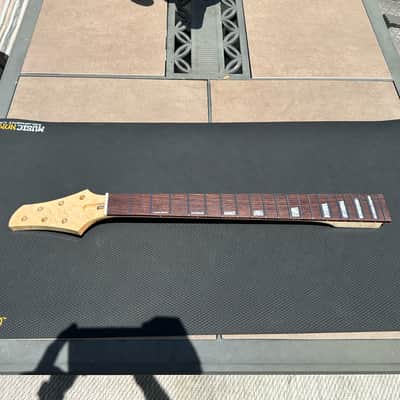 Warmoth Meadowhawk (Fits Stratocaster) Neck - Birdseye Maple + Rosewood, Stainless Jumbo frets, 25.5" Scale, 42mm Nut image 24