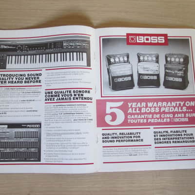 Roland Users Group Magazine's Collection (incl.D-50)  – 1987 -) 1990 - Original Vintage Synthesizer Brochure image 6