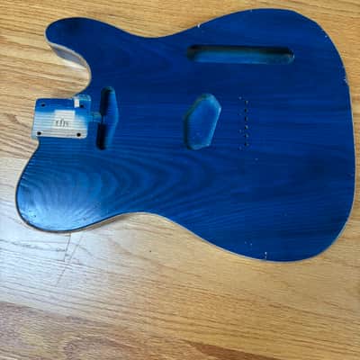 MJT Telecaster Body Relic Nitro Ash Bound Light mjt5519 image 3