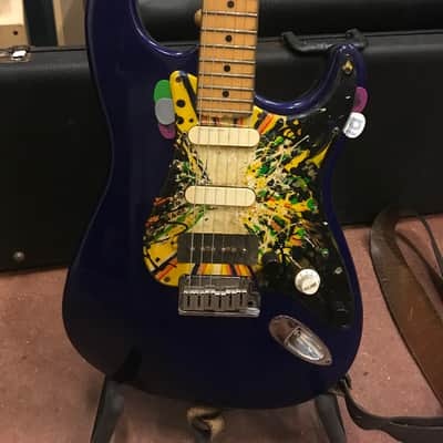 1992 Fender Strat Plus with Maple Fretboard Midnight Blue image 2