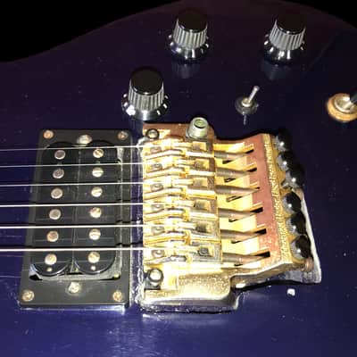 1985 Gibson Q-2000 Metallic Blue! Gibson’s Roaring Superstrat! OHSC!!! image 5