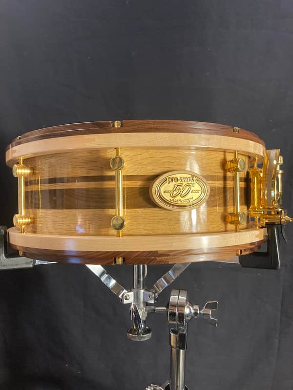 Pro-Mark / Stanbridge - Limited Edition 5.5x14" Japanese White Oak & Walnut Snare Drum (#8 of 50 in 5.5") 2007 image 1