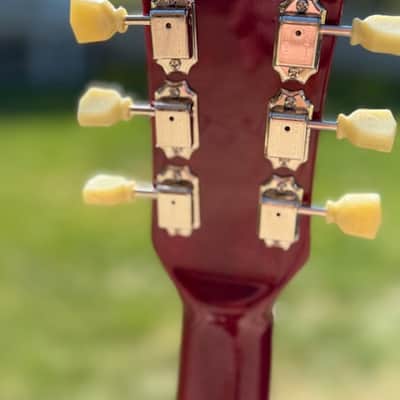 custom built Les Paul style guitar LP 2025 - red sunburst nitro image 7