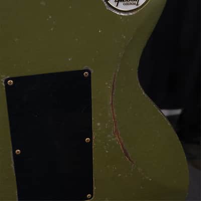 Gibson Custom Les Paul Axcess Custom Floyd Rose - Murphy Lab Heavy Aged Olive Drab image 12