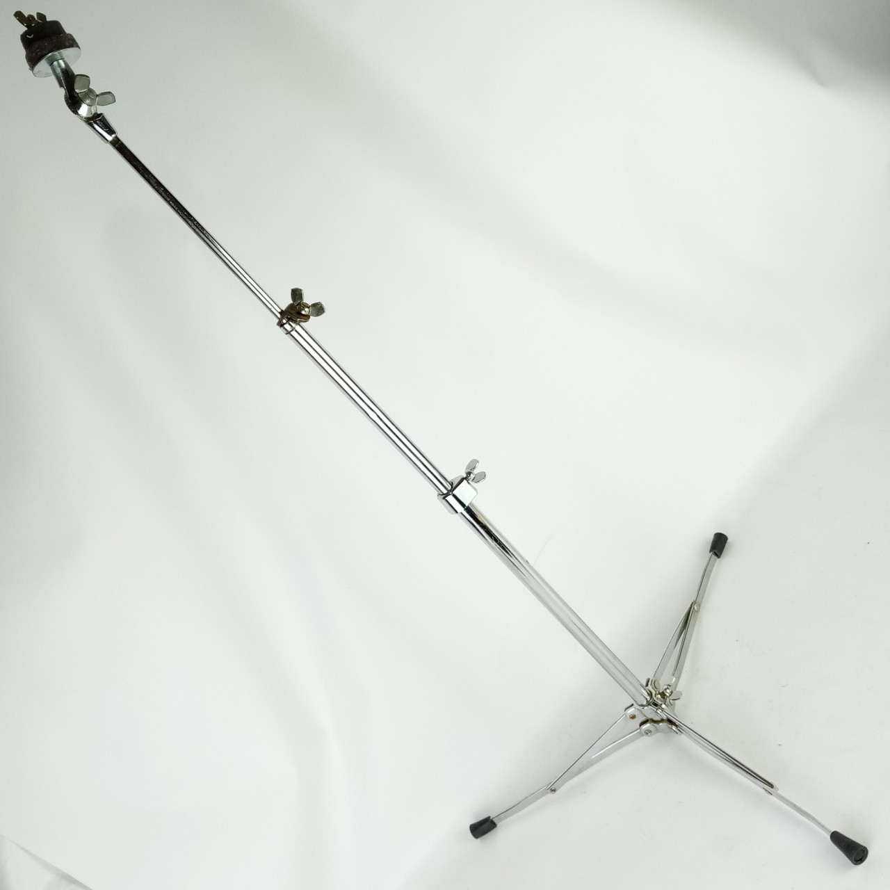 Ludwig Flat-Base 1400 Model Cymbal Stand Vintage Early 60s Chrome Flush Classic — main photograph