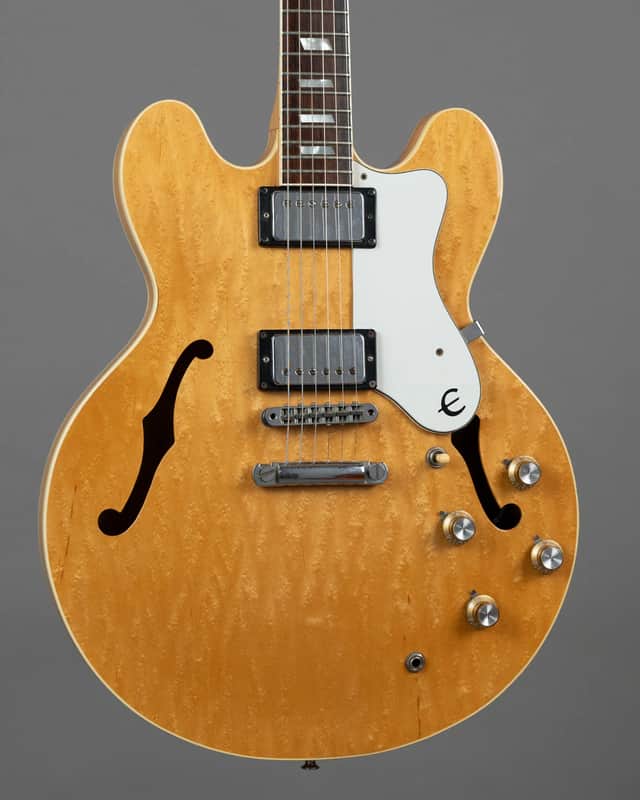 Epiphone Riviera with Stop-Bar Tailpiece - AN Antique Natural - 1986 - Matsumoku Factory - Made In Japan image 1