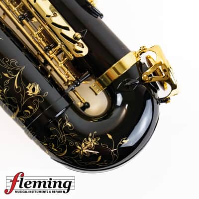 Henri Selmer Paris Super Action 80 Series II Alto Saxophone - Black Lacquer (Competition Demo / Open Box Model) image 12