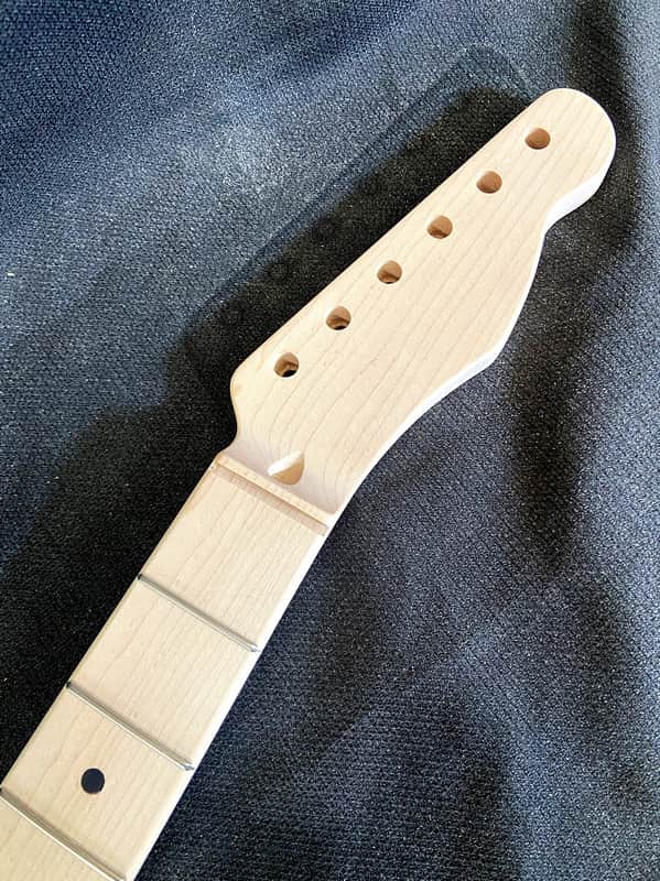 Guitar Mill T-Style Replacement Neck / 1 pc. Lite Bird's Eye Maple / Soft Chunky V (#GIN-3927) image 1