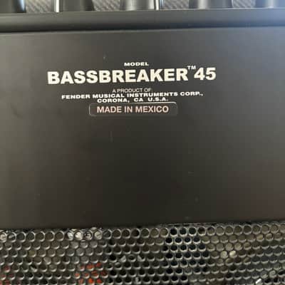 Fender Bassbreaker 45 2-Channel 45-Watt 2x12" Guitar Combo 2016 - Present - Gray Tweed image 4