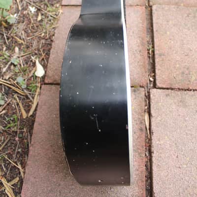 Vintage 1939 Supertone Harmony Art Deco Sunburst Panel Parlor Guitar USA Body & Neck Project image 20