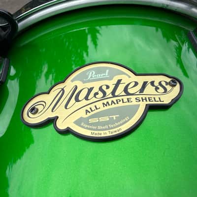 Pearl Masters MCX Maple 4 Piece Drum Set Shamrock Green MCX924XSP/C388 image 4