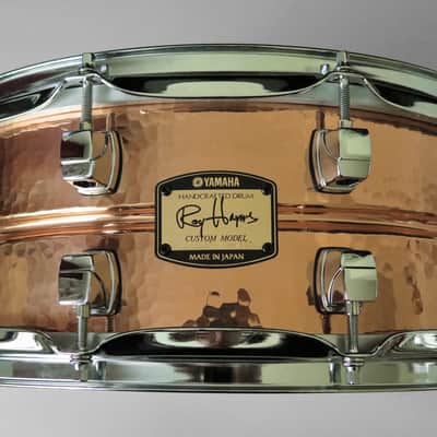 Yamaha SD655ARH Roy Haynes Signature 14x5.5" Hammered Copper Snare Drum image 8