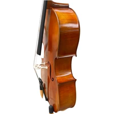 Wider Body Cello 4/4 Full size maple wood, Strong Big rich sound,spirit varnish image 4