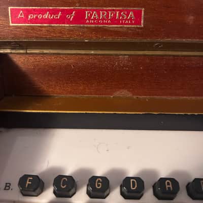Farfisa Pianorgan 1950s - Wood image 8