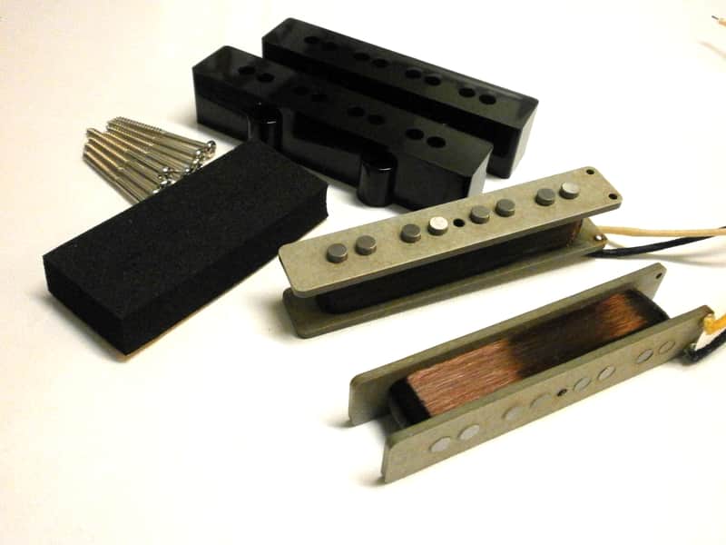 Q pickups Jazz Bass 70s set VINTAGE CORRECT 1970 - 1979 Fits Fender Jazz Bass CUSTOM SHOP Squire image 1