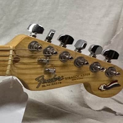 Fender Limited Edition '94 American Special Stratocaster Guitar with Case 1994 - Lipstick Red / Maple neck image 7