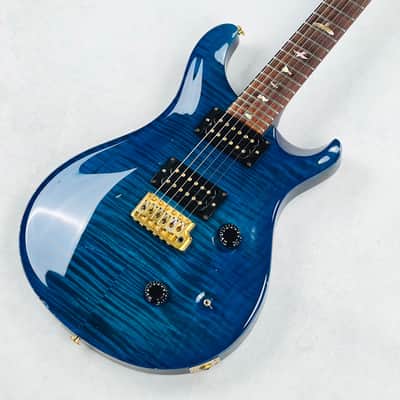 PRS Custom 24 10-Top Birds Brazilian Rosewood Gold Hardware 1990 - Royal Blue image 3
