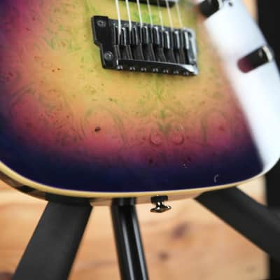 Ibanez Iron Label RGIX7F-DLB - Northern Lights Burst image 7