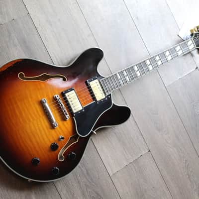 EASTMAN T59/v Antique Varnish Sunburst with Lollar Custom Imperial Pickups, HARDCASE, 3, 48 KG, SPECTACULAR SOUND!!!!!!!