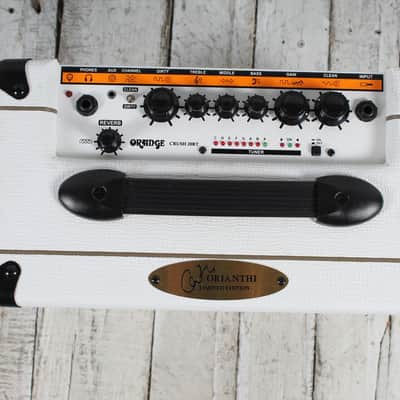 Orange Crush 20RT Limited Edition Orianthi White Electric Guitar Amplifier image 3