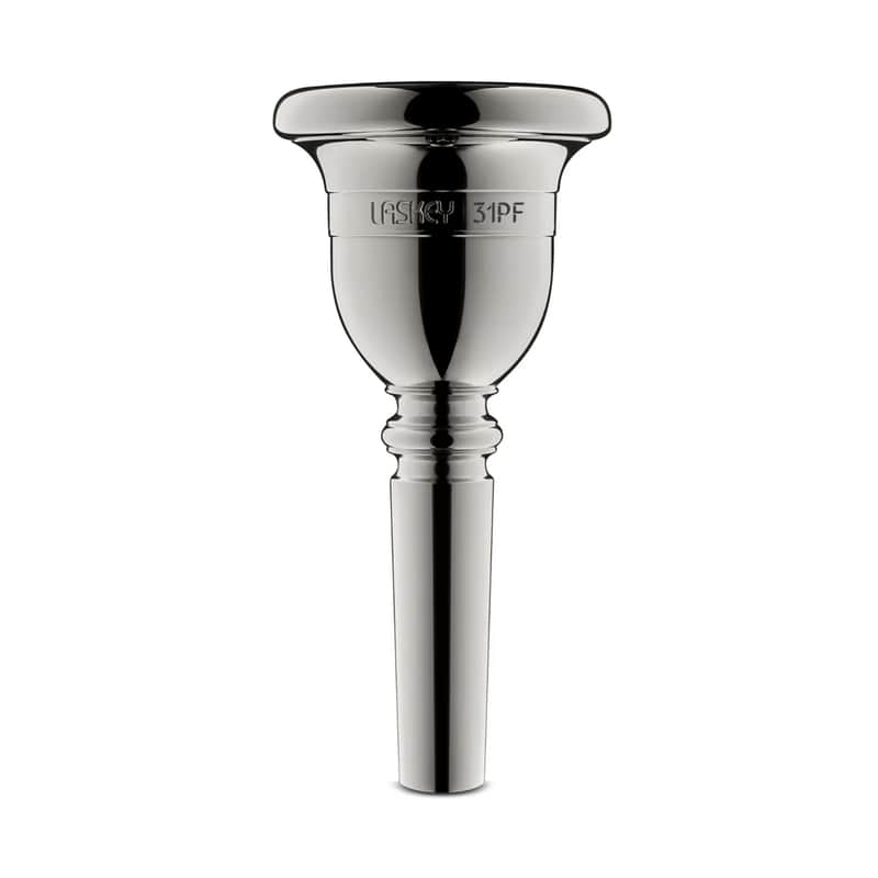 Laskey 31PF Olka Signature Tuba Mouthpiece - American Shank, Silver Plate image 1