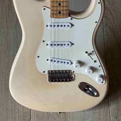 Fender Stratocaster 1975/1982 - a cool Olympic White Strat w/that Robin Trower feel & tone. image 1
