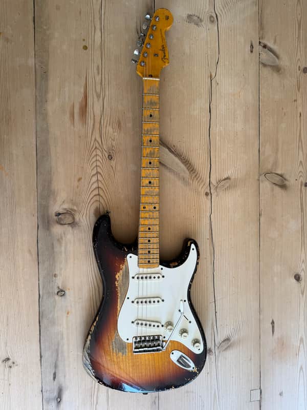 Fender Custom Shop Dale Wilson Masterbuilt 58 Strat Heavy Relic Choc Sunburst image 1