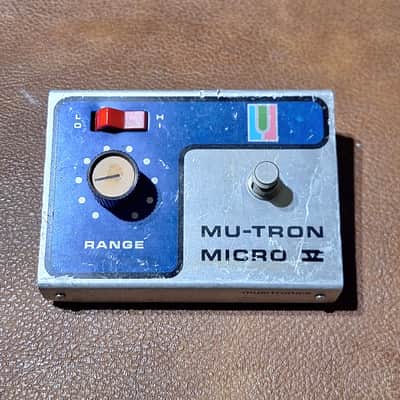 1970's Mu-Tron Micro V Auto-Wah Filter Mu-Tron III Variant - Silver - image 1
