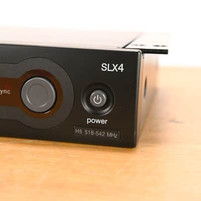 Shure SLX4 Wireless Receiver - H5 Band: 518-542 MHz (NO POWER SUPPLY) CG01YDT image 4