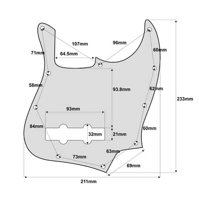 Custom 4-String Jazz Bass Pickguard (10-Hole) - Artisan Series - Textured Olive Drab Green image 2