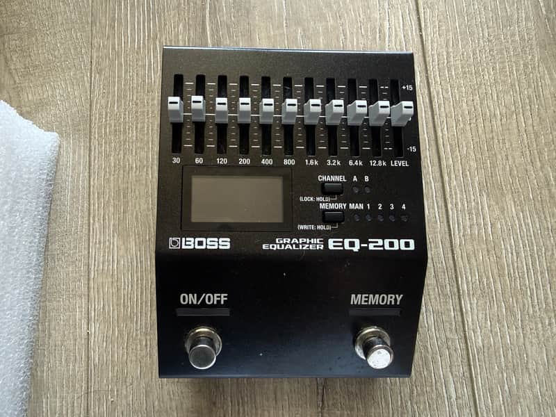 Boss EQ-200 Equalizer 2019 - Present - Black image 1