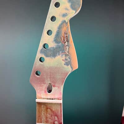 Warmtone Custom Guitars Strat Style Body & Neck W/ Case "Old Winter" Nitro image 15