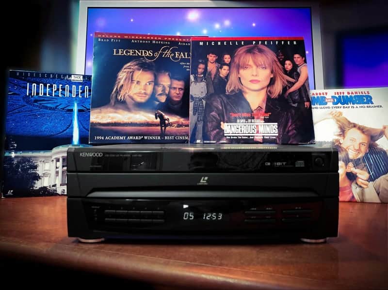 KENWOOD LVD-59 🌈RaRe🌈 Vintage LaserDisc Player Movie Bundle image 1