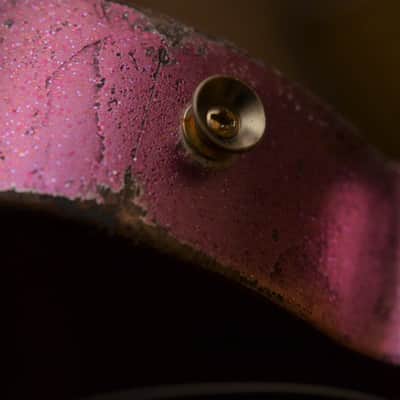 American Fender Telecaster Custom Heavy Relic Pink Gold Sparkle Colorshift! image 24