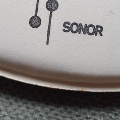 Sonor RARE, Collectable Sonor - Remo 16" drum head 60s - Vintage white coated image 2