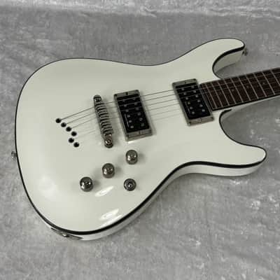 Ibanez SZ320EX electric guitar in gloss white finish with case image 1