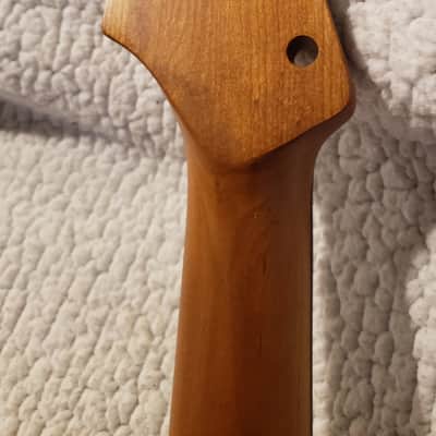 # WNS-R14-The best neck you ever felt or a FULL refund ! -USA made, Roasted, Nitro neck, Rosewood finger board, Rounded fret ends, NO fret tangs, Made for a Strat body. image 6