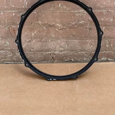 Unbranded 14" Black Die-Cast Drum Hoop Rim 10-Lug Snare/Tom Hoop - Good Condition image 4