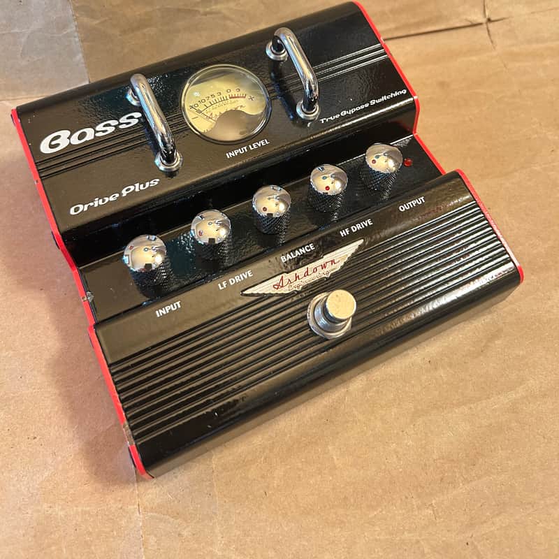 2010s Ashdown Drive Plus Bass Distortion Pedal Black