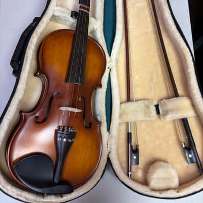 Kessler SV-100 4/4 Full Size Violin - Golden Brown image 17