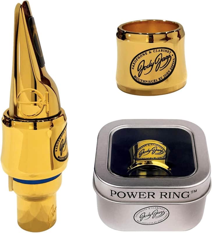 JodyJazz MA1 Gold Power Ring Ligature for Select Alto Mouthpieces image 1