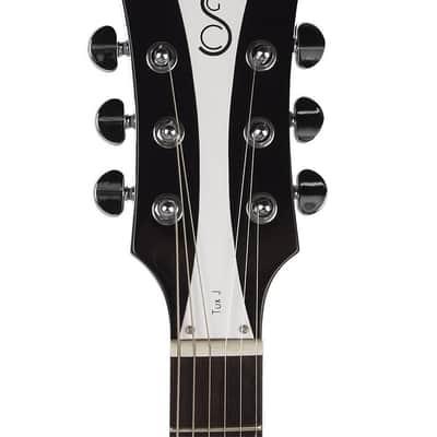 Sublime Guitar Company (SGC) Millennia Tux J Electric Guitar - Gloss Black image 3