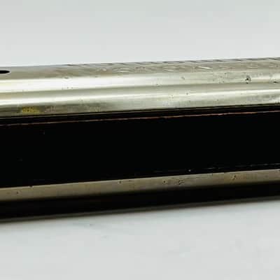 Lot of 2 Hohner Vintage Tremelo/Goliath Harmonicas - Chrome image 6