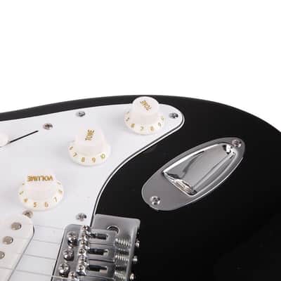 Black School Music Electric Guitar Set w/ Gig Bag Strap Cord for Beginner image 6