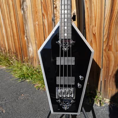 Schecter DIAMOND SERIES Sean Yseult Casket Bass - Gloss Black 4-String Electric Bass Guitar image 4
