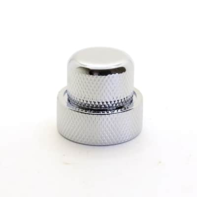 Dualee Large Chrome Stacked Dual Control Knob Concentric Set with set screw - Single image 1