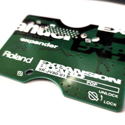 Roland SR-JV80-01 Pop Expansion Board 1990s - Green image 2